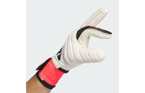 adidas Copa League Negative Cut Goalkeeper Gloves - Ivory/Solar Red/Black