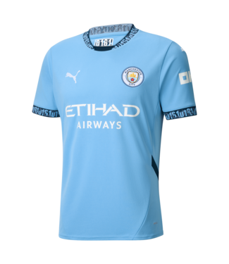 Puma Puma Manchester City 2024 -25 Home Jersey - Light Blue/Marine Blue