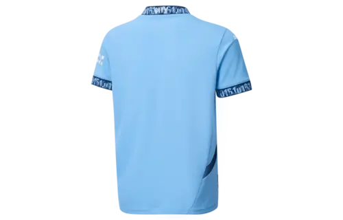 Puma Manchester City 2024 -25 Home Jersey - Light Blue/Marine Blue