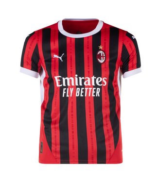 Puma Puma AC Milan 2024 - 25 Youth Home Jersey - Red/Black