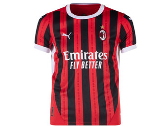 Puma AC Milan 2024 - 25 Youth Home Jersey - Red/Black