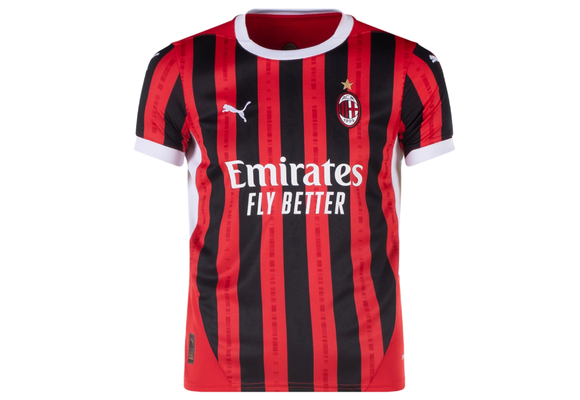 Puma AC Milan 2024 - 25 Youth Home Jersey - Red/Black
