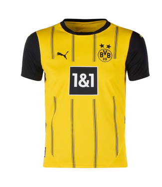 Puma Puma BVB Borussia Dortmund 2024-25 Youth Home Soccer Jersey - Yellow/Black
