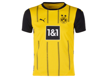 Puma BVB Borussia Dortmund 2024-25 Youth Home Soccer Jersey - Yellow/Black