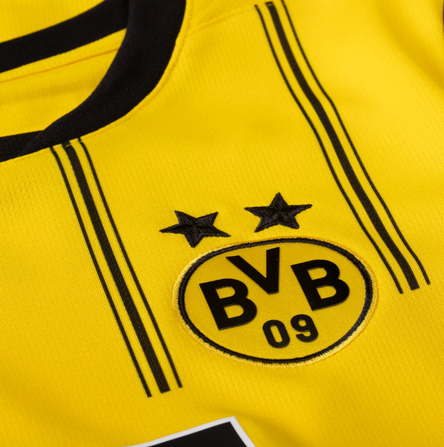 Puma BVB Borussia Dortmund 2024-25 Youth Home Soccer Jersey - Yellow/Black
