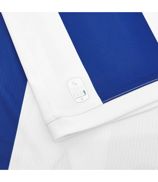 Macron Macron Real Sociedad 2024 - 25 Authentic Home Jersey - White/Loyal Blue