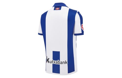 Macron Real Sociedad 2024 - 25 Authentic Home Jersey - White/Loyal Blue