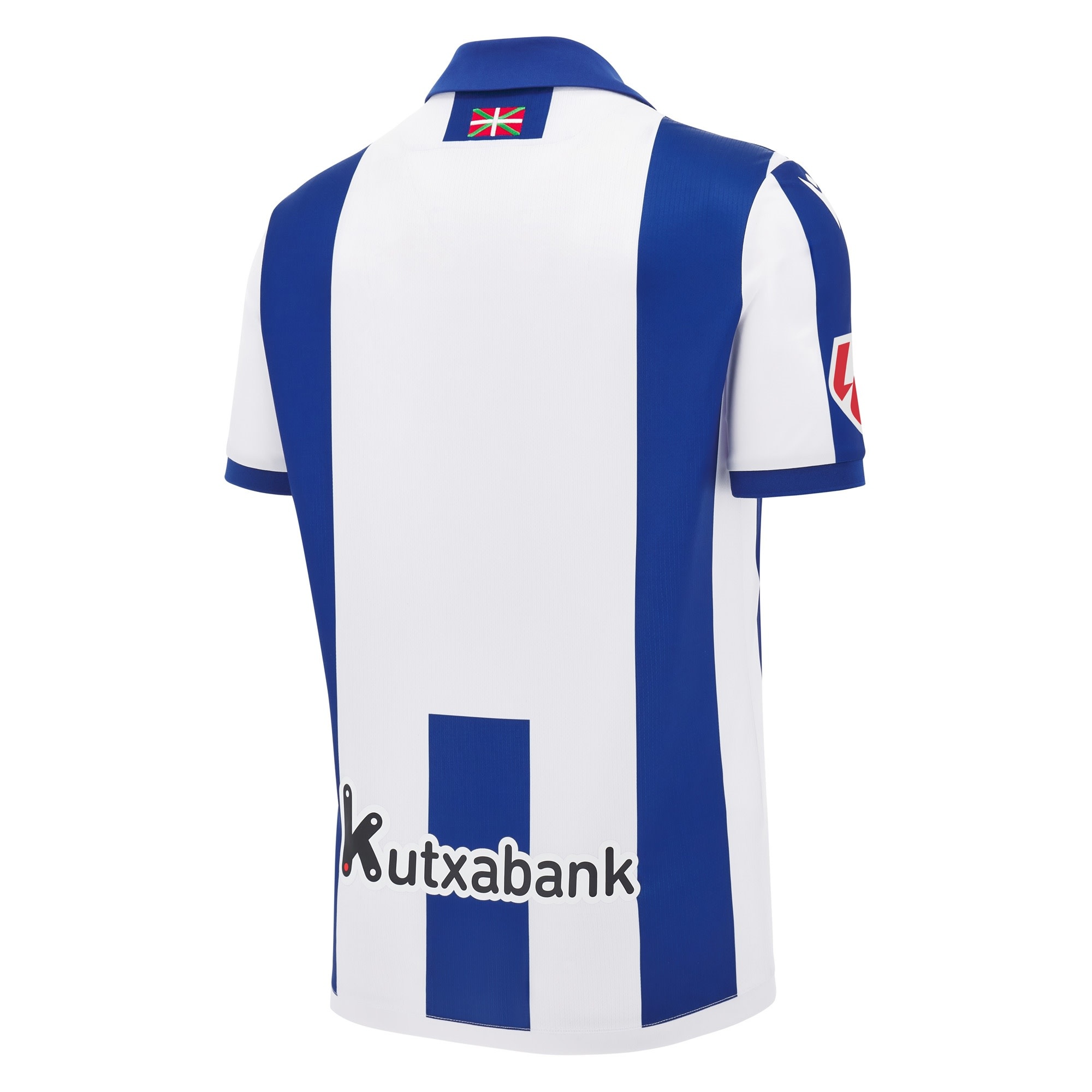 Macron Real Sociedad 2024 - 25 Authentic Home Jersey - White/Loyal Blue