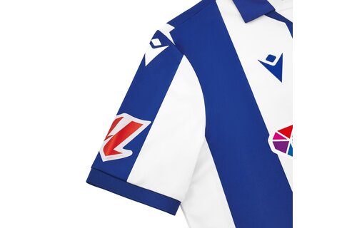 Macron Real Sociedad 2024 - 25 Authentic Home Jersey - White/Loyal Blue