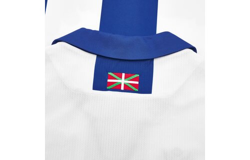 Macron Real Sociedad 2024 - 25 Authentic Home Jersey - White/Loyal Blue