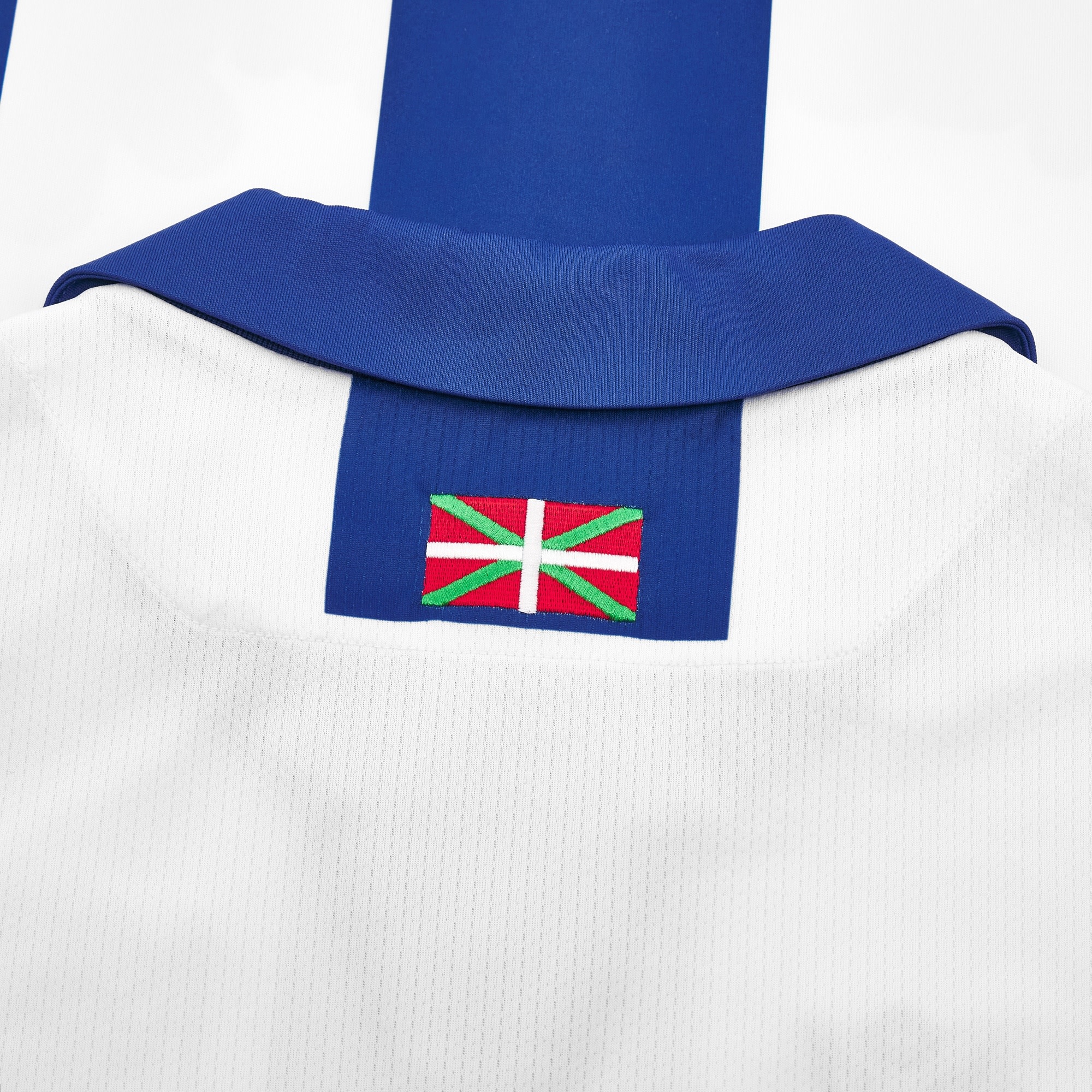 Macron Real Sociedad 2024 - 25 Authentic Home Jersey - White/Loyal Blue