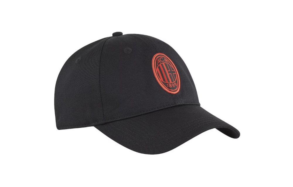 Puma AC Milan 2024 - 2025 Essentiaqls Snapback Hat - Black/Red