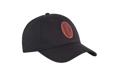 Puma AC Milan 2024 - 2025 Essentiaqls Snapback Hat - Black/Red