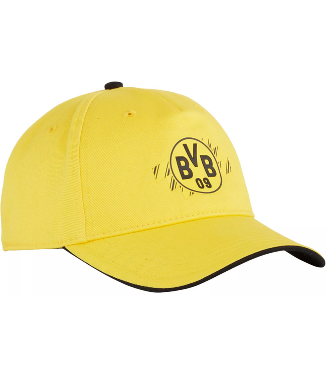 Puma Puma BVB Dortmund 2024 - 2025 Essentiaqls Snapback Hat - Yellow/Black