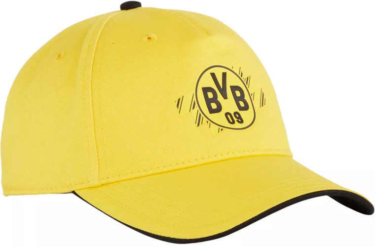 Puma BVB Dortmund 2024 - 2025 Essentiaqls Snapback Hat - Yellow/Black