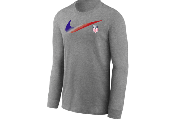 Nike Youth USMNT United States USA Ignite 2024 LS Shirt - Grey