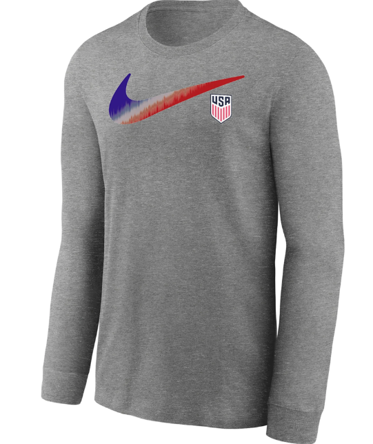 Nike Youth USMNT United States USA Ignite 2024 LS Shirt - Grey