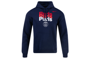 Nike PSG Paris Saint Germain 2024 Club Fleece Hoodie - Dark Navy Blue