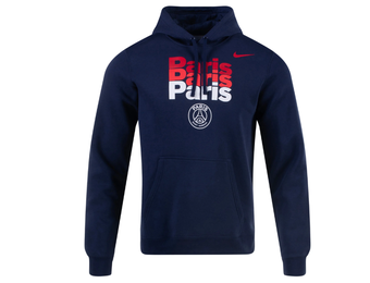 Nike PSG Paris Saint Germain 2024 Club Fleece Hoodie - Dark Navy Blue