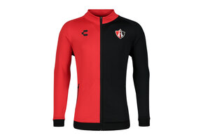 Charly Atlas 2024-25 Full Zip Training Jacket - Black/Red