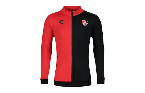 Charly Atlas 2024-25 Full Zip Training Jacket - Black/Red