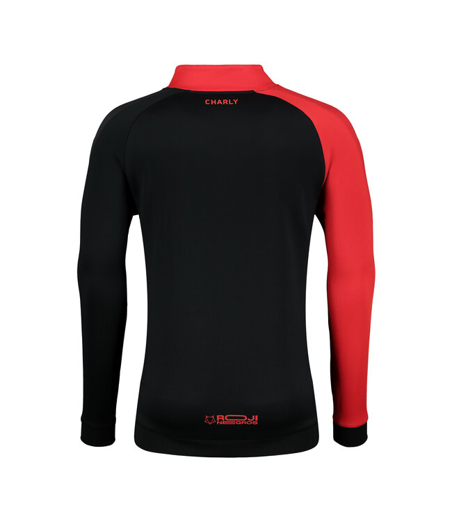 Charly Charly Atlas 2024-25 Full Zip Training Jacket - Black/Red