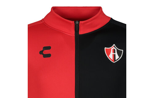 Charly Atlas 2024-25 Full Zip Training Jacket - Black/Red