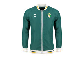 Charly Leon 2024-25 Full Zip Bomber Jacket - Green/Gold