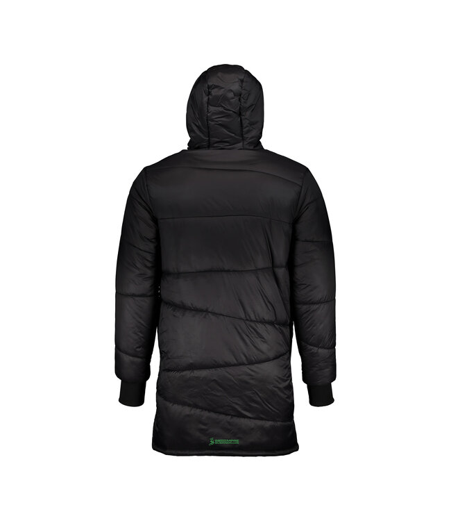 Charly Charly Santos 2024-25 Full Zip Puffy WInter Coach Jacket - Black