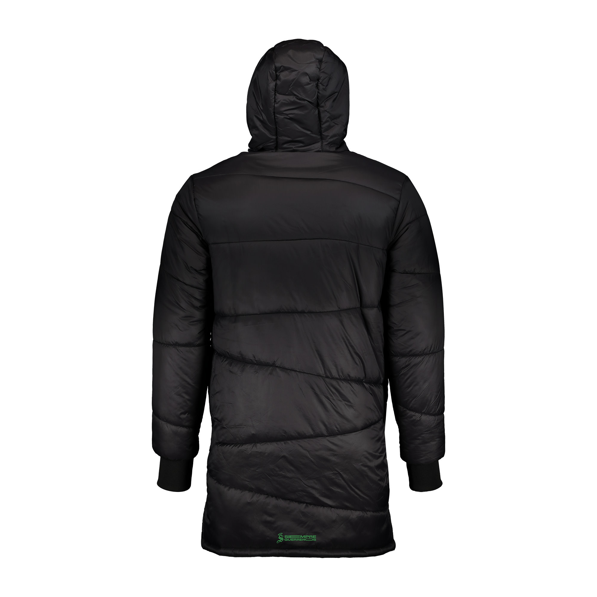 Charly Charly Santos 2024 25 Full Zip Puffy Winter Coach Jacket Black