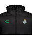 Charly Charly Santos 2024-25 Full Zip Puffy WInter Coach Jacket - Black