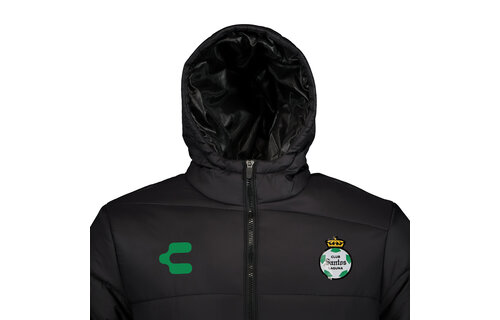 Charly Santos 2024-25 Full Zip Puffy WInter Coach Jacket - Black