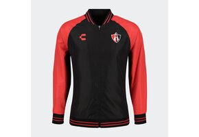 Charly Atlas 2024-25 Full Zip Bomber Jacket - Red/Black