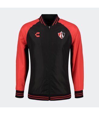 Charly Charly Atlas 2024-25 Full Zip Bomber Jacket - Red/Black