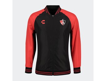 Charly Atlas 2024-25 Full Zip Bomber Jacket - Red/Black
