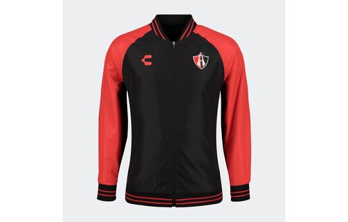 Charly Atlas 2024-25 Full Zip Bomber Jacket - Red/Black