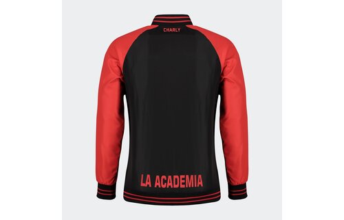 Charly Atlas 2024-25 Full Zip Bomber Jacket - Red/Black
