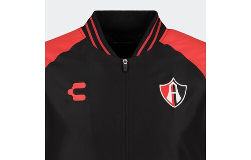 Charly Atlas 2024-25 Full Zip Bomber Jacket - Red/Black