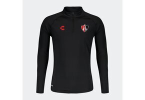 Charly Atlas FC 2024-25 Training 1/4 Zip Pullover Top - Black/Red