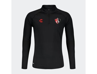 Charly Atlas FC 2024-25 Training 1/4 Zip Pullover Top - Black/Red
