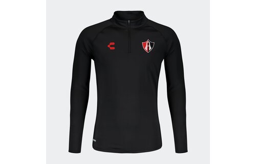 Charly Atlas FC 2024-25 Training 1/4 Zip Pullover Top - Black/Red