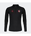 Charly Charly Atlas FC 2024-25 Training 1/4 Zip Pullover Top - Black/Red