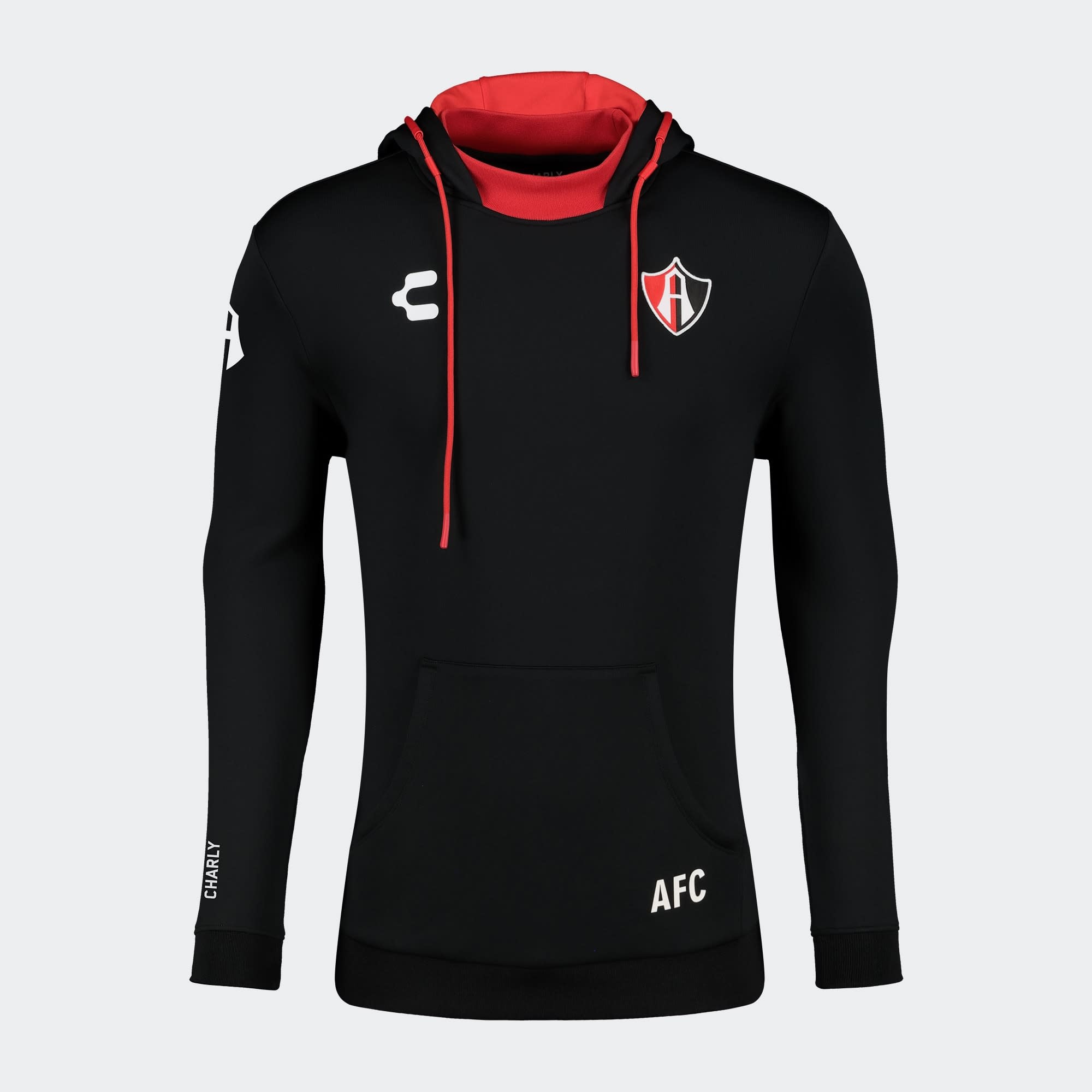 Charly Atlas FC 2024-25 Pullover Hoodie - Black/Red
