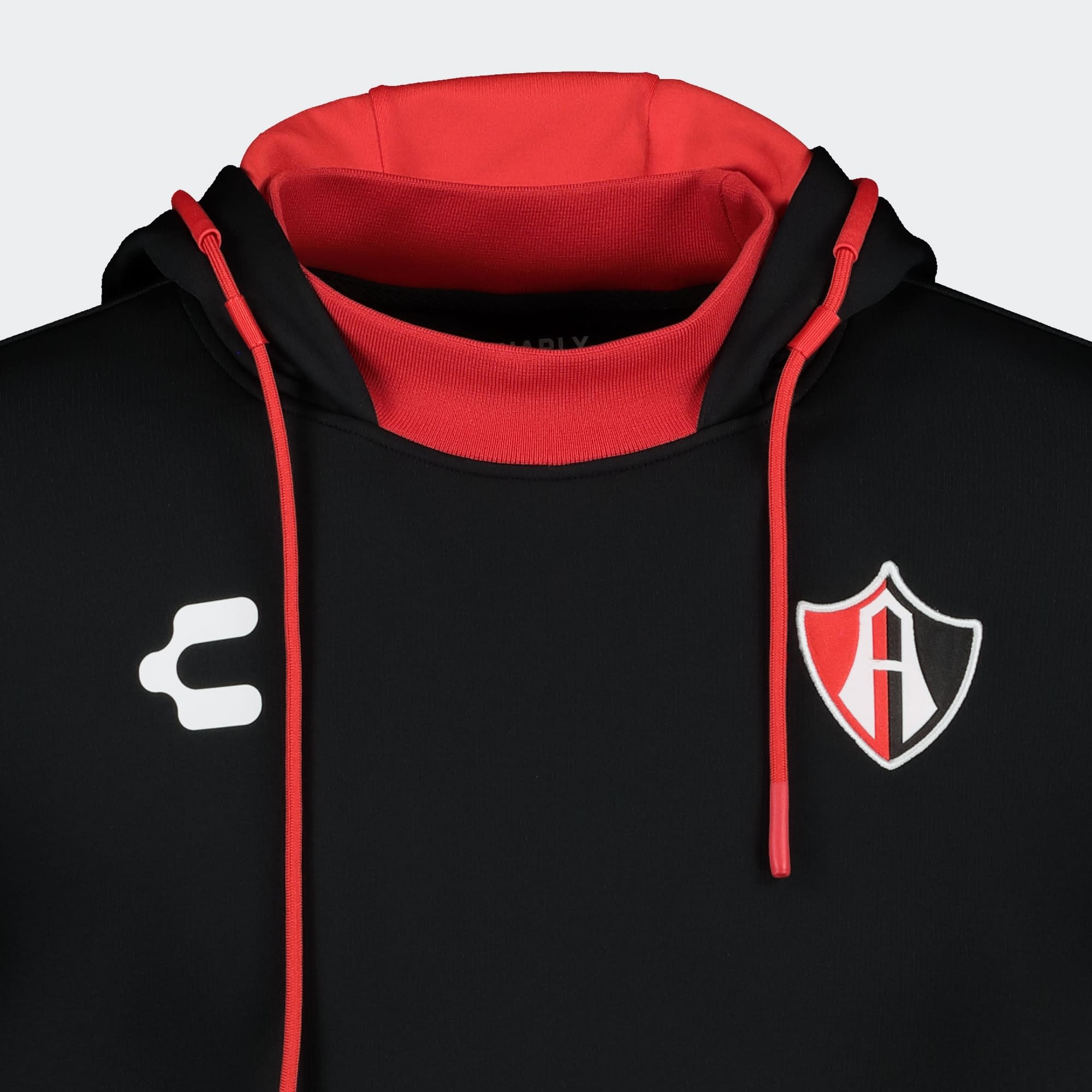 Charly Atlas FC 2024-25 Pullover Hoodie - Black/Red