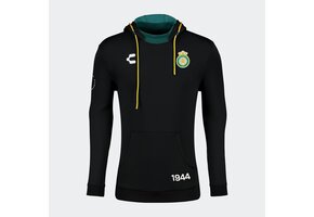 Charly Club Leon 2024-25 Pullover Hoodie - Black/Green/Gold