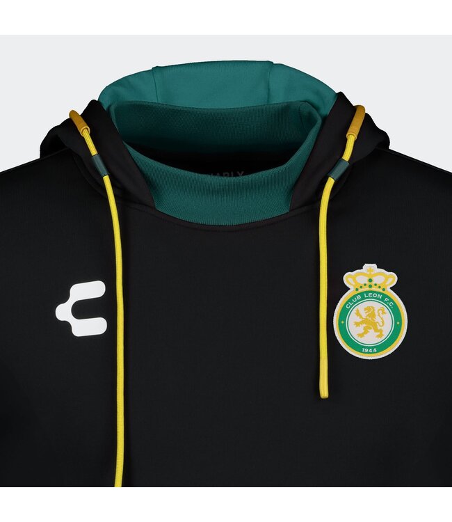 Charly Charly Club Leon 2024-25 Pullover Hoodie - Black/Green/Gold