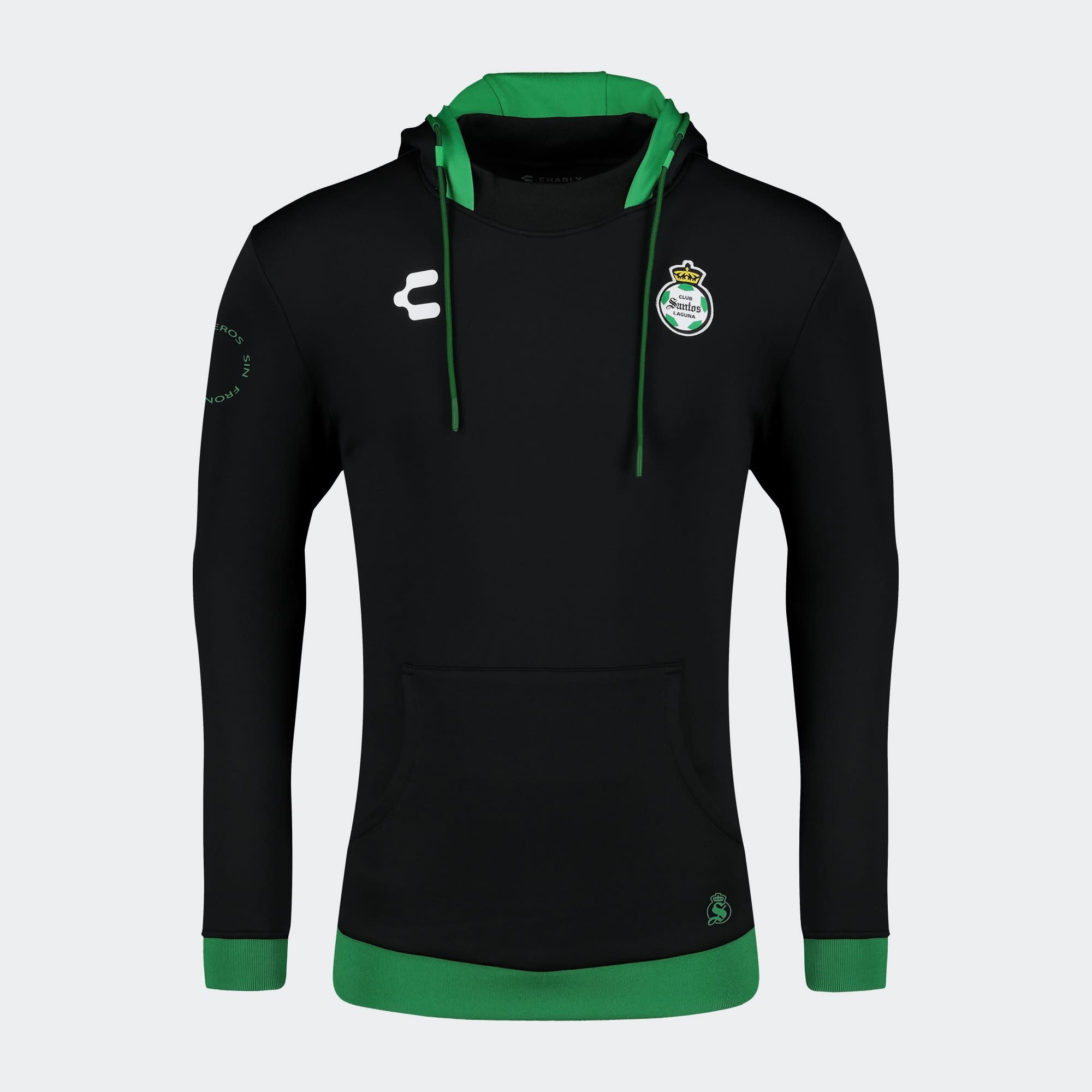 Charly Santos Laguna 2024-25 Pullover Hoodie - Black/Green