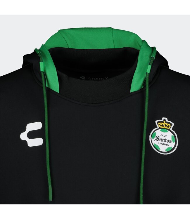 Charly Charly Santos Laguna 2024-25 Pullover Hoodie - Black/Green