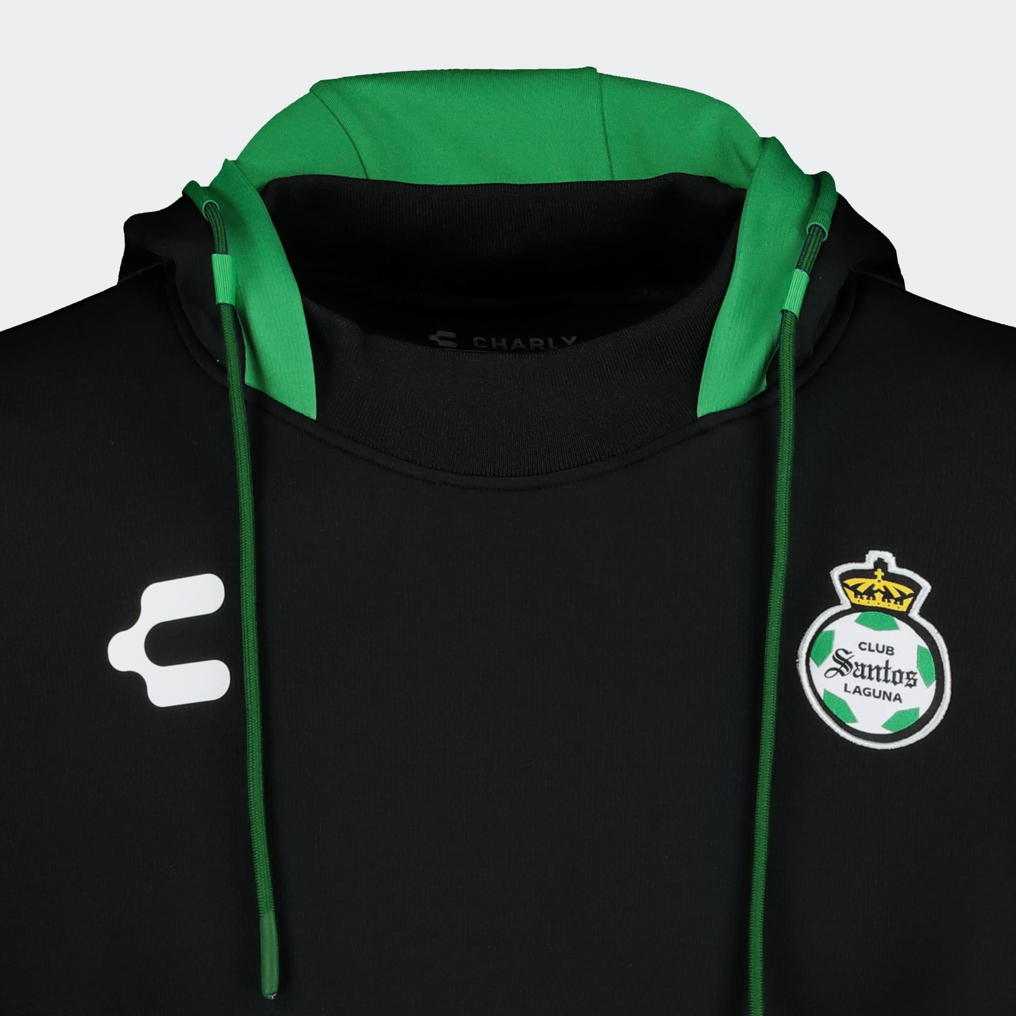 Charly Santos Laguna 2024-25 Pullover Hoodie - Black/Green