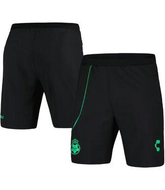 Charly Charly Santos Laguna 2024 - 25 Training Shorts - Black/Green
